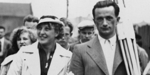 Wyjazd polskich sportowców z Warszawy na Letnie Igrzyska Olimpijskie do Berlina 29.07.1936 r.