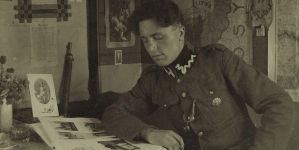 Kazimierz Mitera na kwaterze w Kobryniu, 17.09.1920 r.