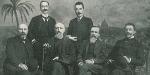 Polacy uczestnicy Kongresu Historycznego w Rzymie (kwiecień 1903).