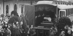 Pogrzeb dr Kazimierza Dłuskiego w Warszawie w 1930 r.