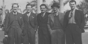 Chór Dana podczas tournee po Stanach Zjednoczonych w styczniu 1939 roku.