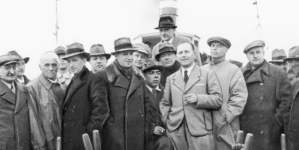 Komisja w sprawie regulacji Wisły w październiku 1937 r.