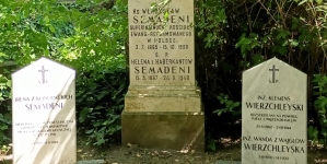 Grób rodziny Semadeni na cmentarzu ewangelicko-reformowanym w Warszawie.