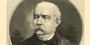 Portret Jana Kantego Gregorowicza na stronie tytułowej "Tygonika Ilustrowanego".