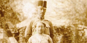 Franciszek Ksawery Latinik ze swoją rodziną.