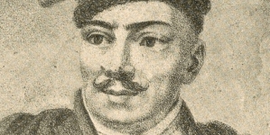 "Karol Boromeusz Świerzawski, artysta dramatyczny, zmarły 1806 roku (z litografii Sonntaga)".