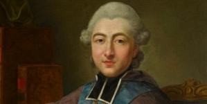 "Portret Michała Poniatowskiego, prymasa" Mateusza Tokarskiego.