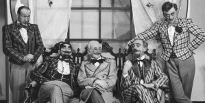 Przedstawienie "Klub kawalerów" Michała Bałuckiego w Teatrze Polskim w Łodzi w kwietniu 1937 roku.