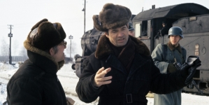 Reżyser Sylwester Chęciński i operator Witold Sobociński podczas realizacji filmu "Legenda" w 1970 r.