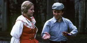 Na planie filmu "Perła w koronie" w 1971 r.
