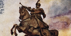 Lwów, pomnik Sobieskiego = Monument de Sobieski.