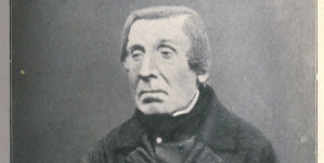Portret Franciszka Ligonia w książce jego syna.