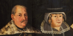 "Portret epitafijny Jerzego IV Konopackiego (zm. 1650), starosty Jełgawy i jego żony Anny z domu Konarskiej (zm. 1646)" Hermana Hahna.