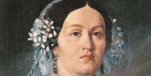 "Portret Karoliny z Korgowdów Sleńdzińskiej" Aleksandra Sleńdzińskiego.