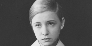 Jadwiga Andrzejewska w przedstawieniu "Dziewczęta w mundurkach " w Teatrze Kameralnym w Warszawie w listopadzie 1932 roku.