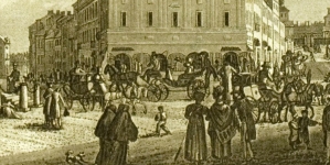 "Widok Krakowskiego Przedmieścia w Warszawie".