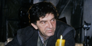 Jerzy Trela w filmie "Nocny gość" z 1989 r.