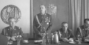 Uroczyste spotkanie partyjne wojskowych w siedzibie "Żołnierza Wolnoci" w Warszawie w maju 1967 roku