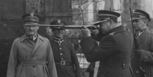 Otwarcie placu sportowego i strzelnicy przy świetlicy Korpusu Ochrony Pogranicza w Warszawie 2.05.1933 r.