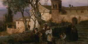 "Z wiatykiem" Henryka Siemiradzkiego.