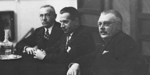 Prezydium Bezpartyjnego Bloku Współpracy z Rządem w 1930 roku.