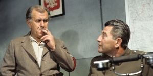 Wacław Kowalski i Tadeusz Schmidt w filmie Jerzego Passendorfera "Akcja Brutus" z 1970 roku.