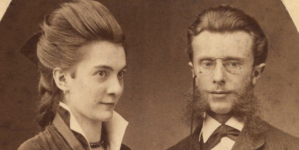 Kazimierz Bartoszewicz z żoną Amelią.