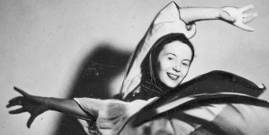 Ziuta Buczyńska podczas tańca w 1936 r..