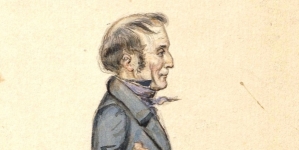 "Karykatura Ludwika Komierowskiego" Józefa Szymona Kurowskiego.