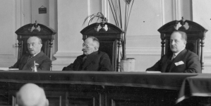 Konferencja informacyjna sekretariatu generalnego stałej delegacji zrzeszeń i informacji prawniczych RP 21.02.1932 r.
