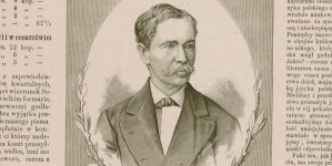 Portret Józefa Przyborowskiego na pierwszej stronie "Tygodnika Illustrowanego".