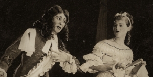 Przedstawienie "Uczniowie białogłowy" w Teatrze Miejskim w Wilnie w 1937 r.