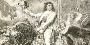 Kościuszko. Fragment z obrazu Matejki "Racławice".