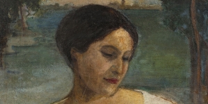 "Portret żony" Leona Chwistka.