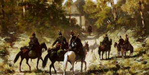 "Patrol powstańczy"  Władysława Aleksandra Maleckiego.