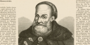 Artykuł z portretem Marcina Kazanowskiego w czasopiśmie z 2. poł. XIX wieku.