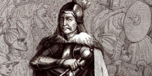 "Waleczny rycerz Leszko Bobrzycki, który  jazdą polską w bitwie pod Warną dowodził".