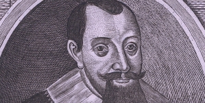 Portret Jerzego Radziwiłła wykonany przez Hirsza Leybowicza.