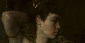 "Bachantka - półakt kobiecy" Henryka Piątkowskiego.