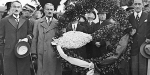 Uroczystości pogrzebowe w Krakowie Franciszka Żwirki i Stanisława Wigury we wrześniu  1932 roku.