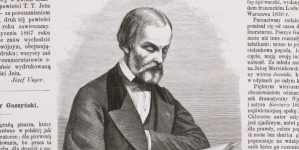 Portret Konstantego Gaszyńskiego na pierwszej stronie "Tygodnika Illustrowanego".