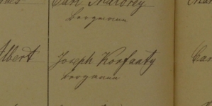 Akt chrztu Wojciecha Korfantego, 23 kwietnia 1873.