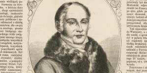 Portret Tadeusza Mostowskiego na pierwszej stronie "Tygodnika Illustrowanego".