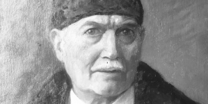 Obraz artysty malarza Stanisława Radziejowskiego "Autoportret".