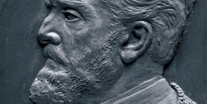 Medal ku czci Zdzislawa Tarnowskiego autorstwa artysty rzeźbiarza Konstantego Laszczki.