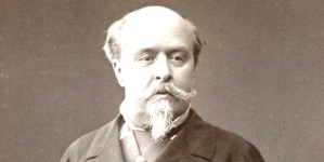 Portret Juliusza Kossaka  wykonany przez Konrada Brandla w 1880 r.