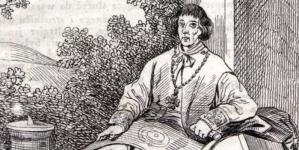 "Kopernik" - litografia według wzoru Jana Gładysza.