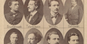 Tableau aktorów i reżyserów teatru polskiego.
