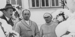 Tadeusz i Adam Stykowie podczas pobytu w Zakopanem w styczniu 1935 r.