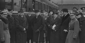 Wyjazd polskiej delegacji na pogrzeb brytyjskiego króla Jerzego V w styczniu 1936 roku.